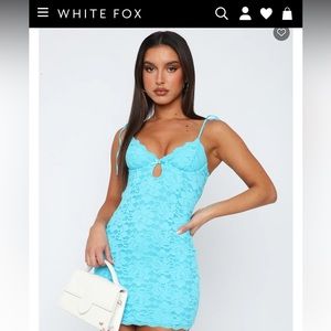White Fox Take Me Dancing Mini Dress